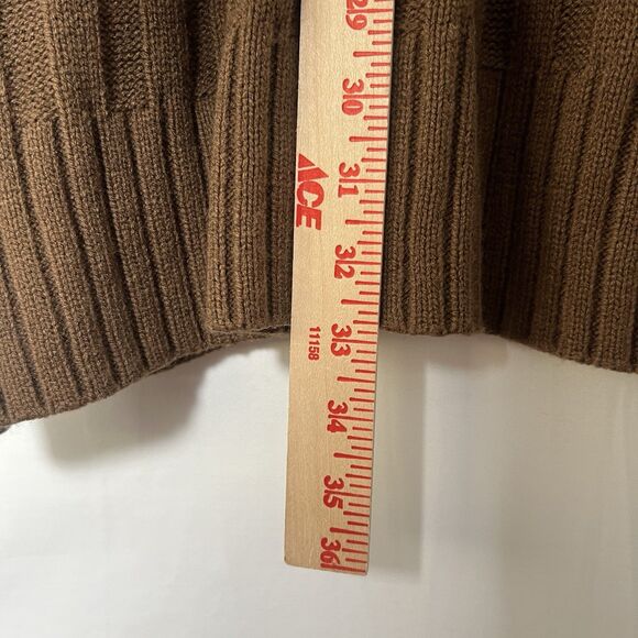 Men’s Cardigan Sweater XL Grandpa Fall Cozy Casual Button Front Pockets Preppy - Picture 9 of 10